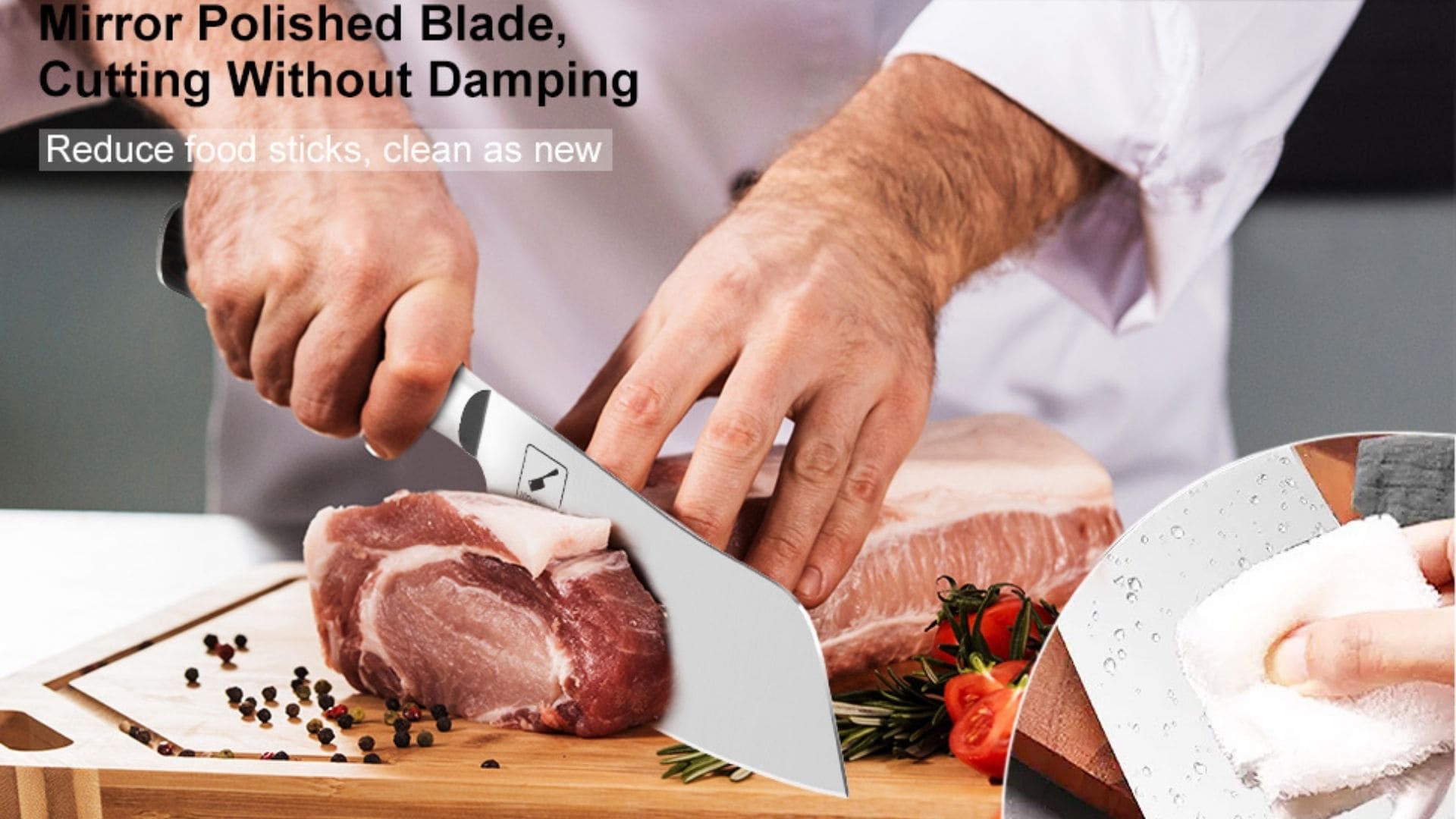 dishwasher safe cleaver knife