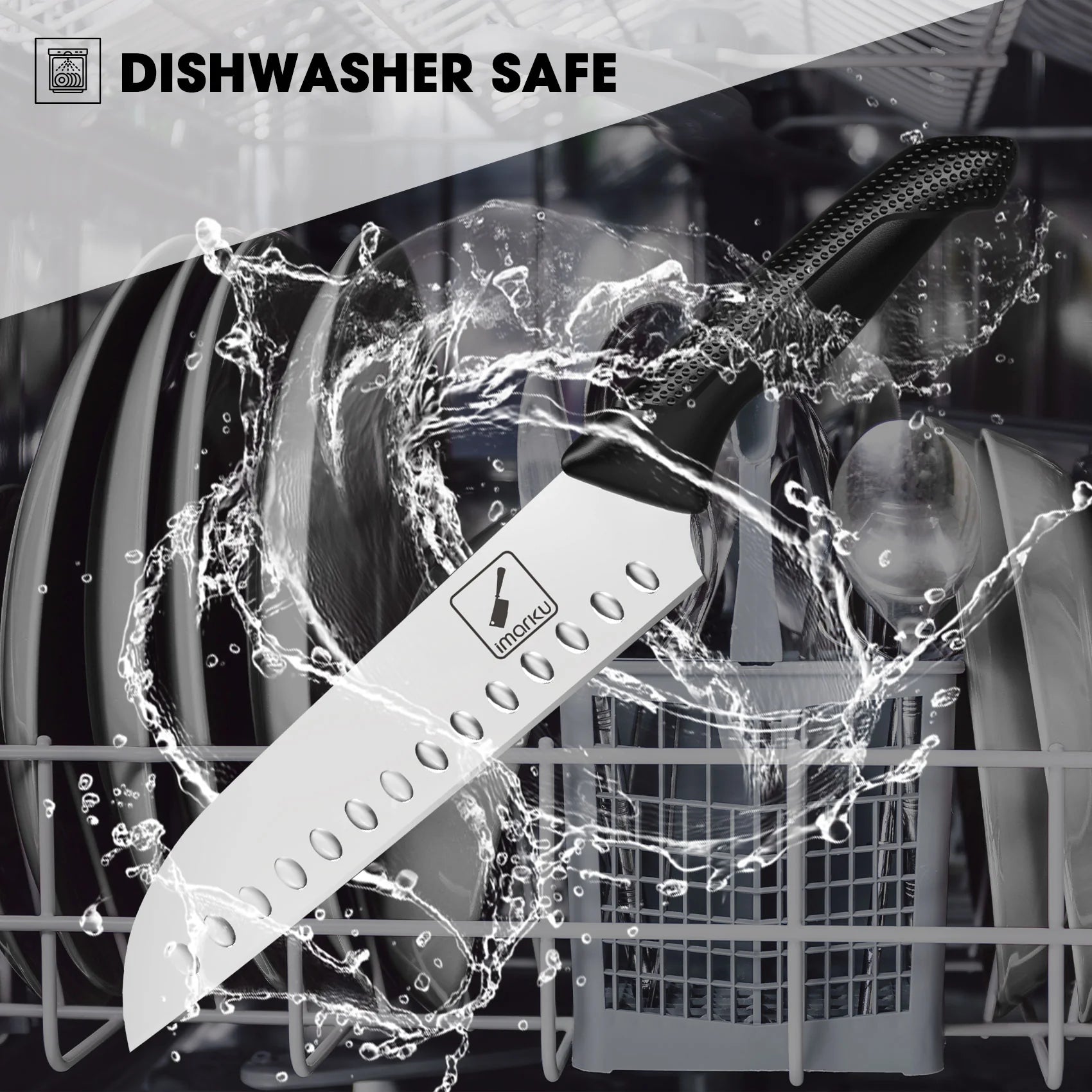 dishwasher safe kitchen knife set