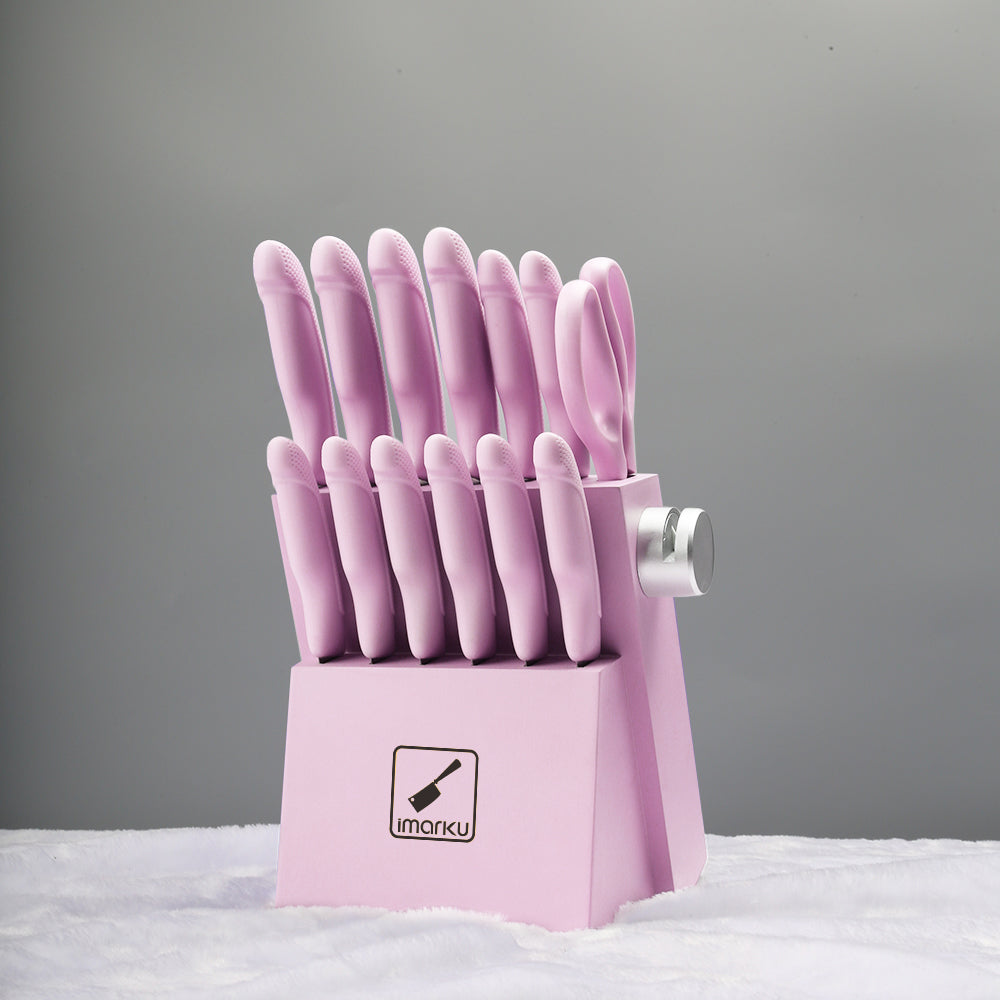 Cutlery Set with Stainless Steel Blades PP Handles