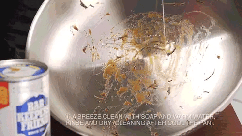 easy cleanup stainless steel cookware