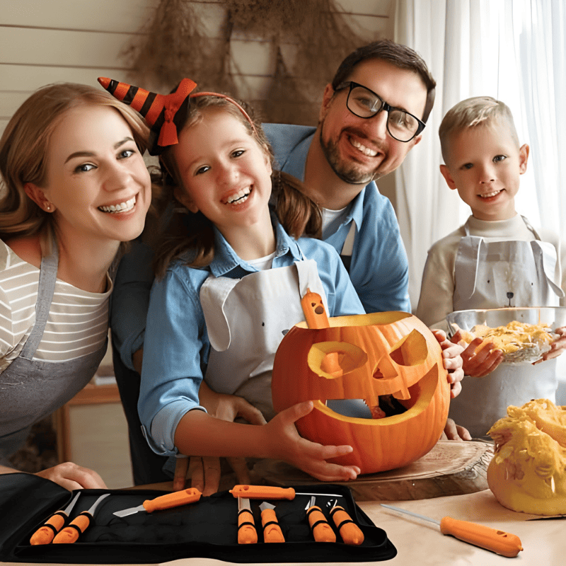 Halloween Pumpkin Carving Kit 10 Pcs Carving Knives with Carving