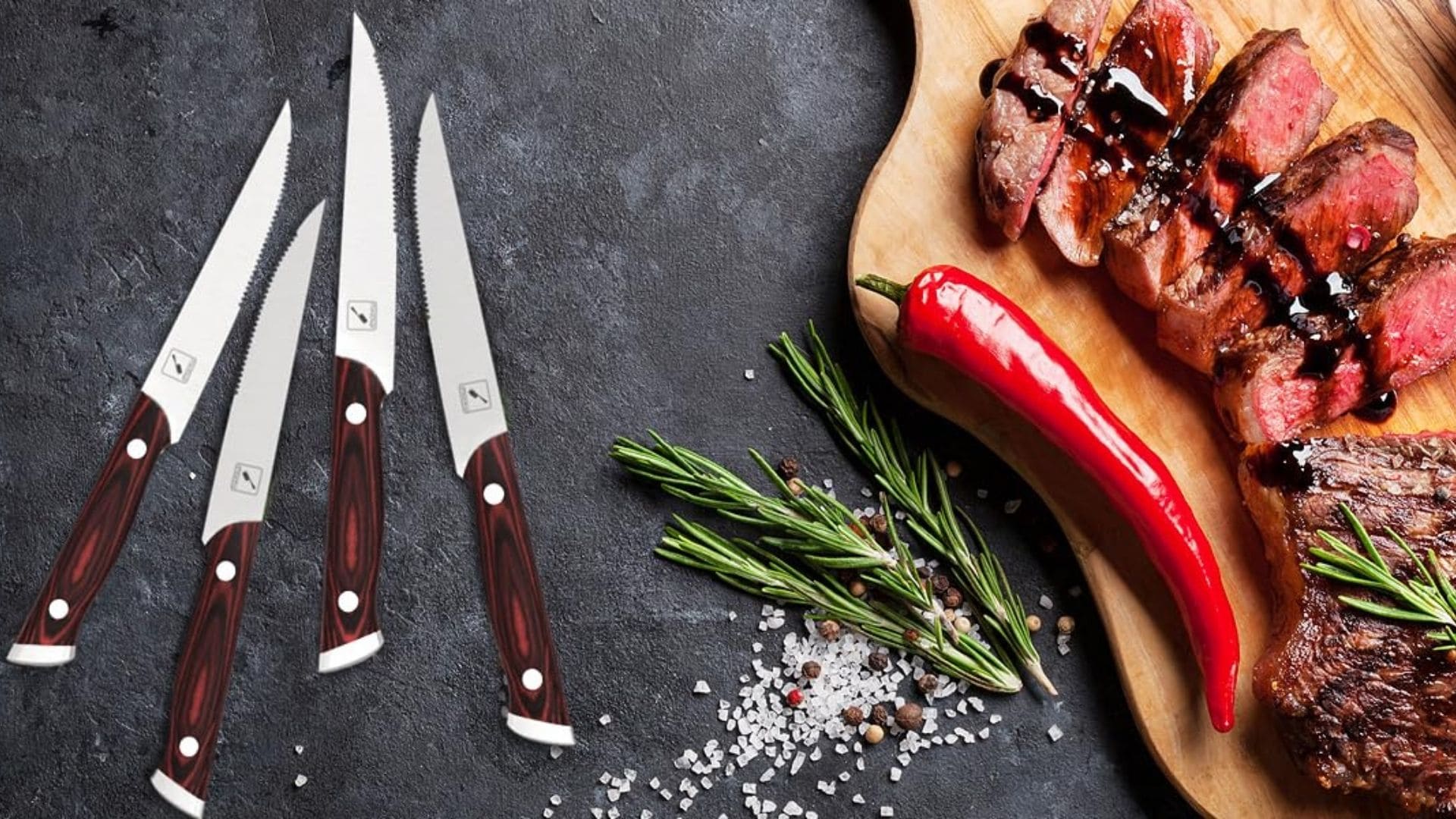high quality serrated steak knives