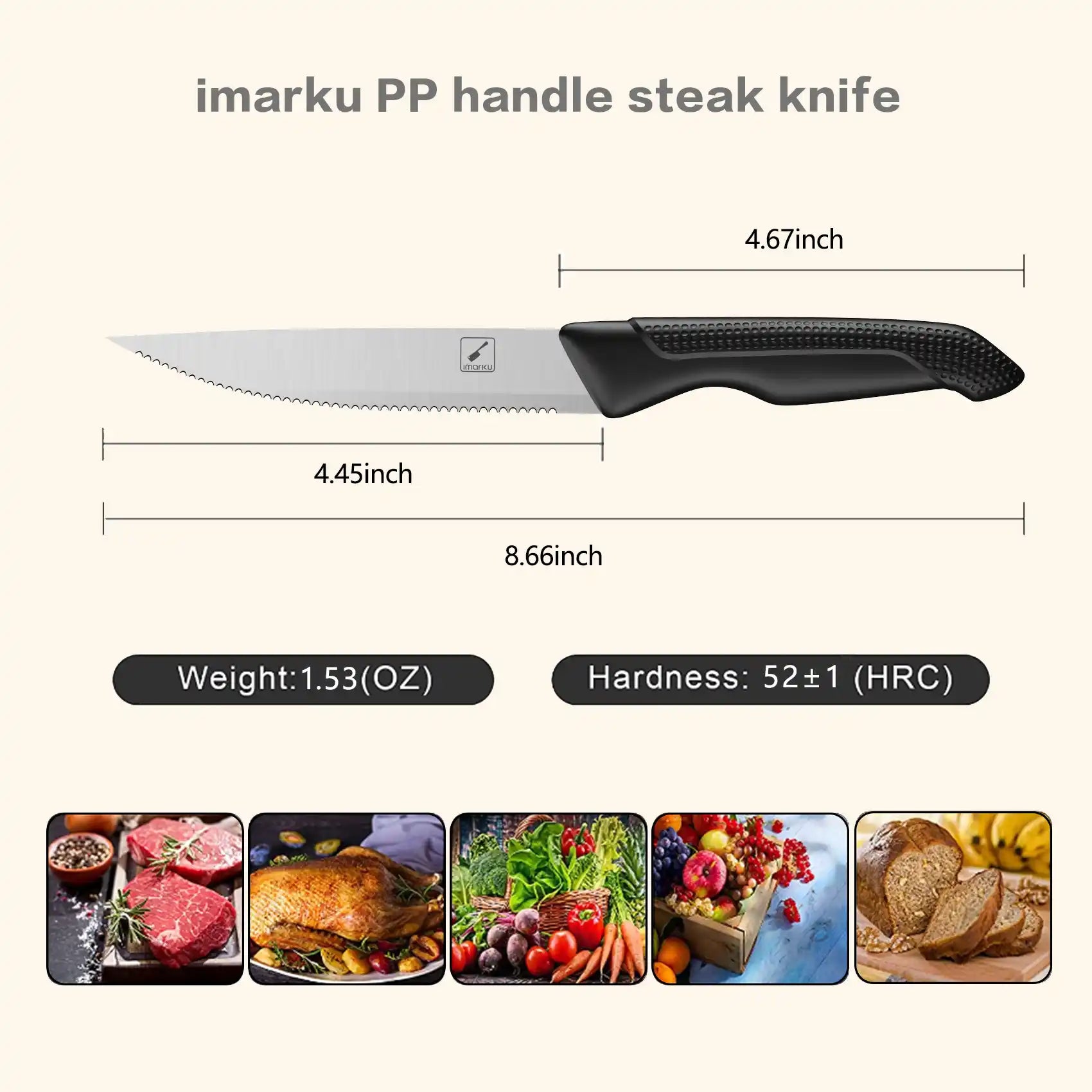 Steak Knife Set 4.5" - IMARKU