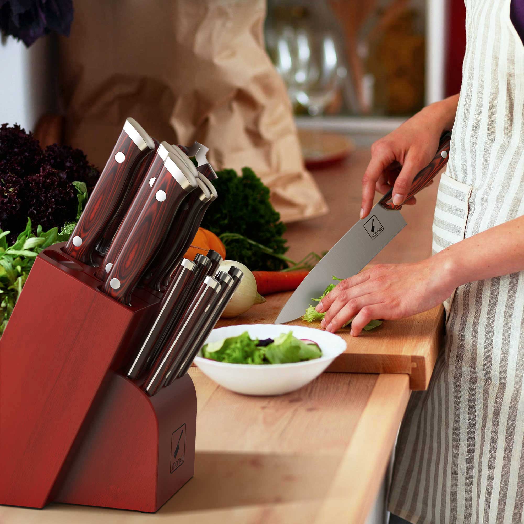 High-Carbon Stainless Steel Japanese Kitchen Knife Set