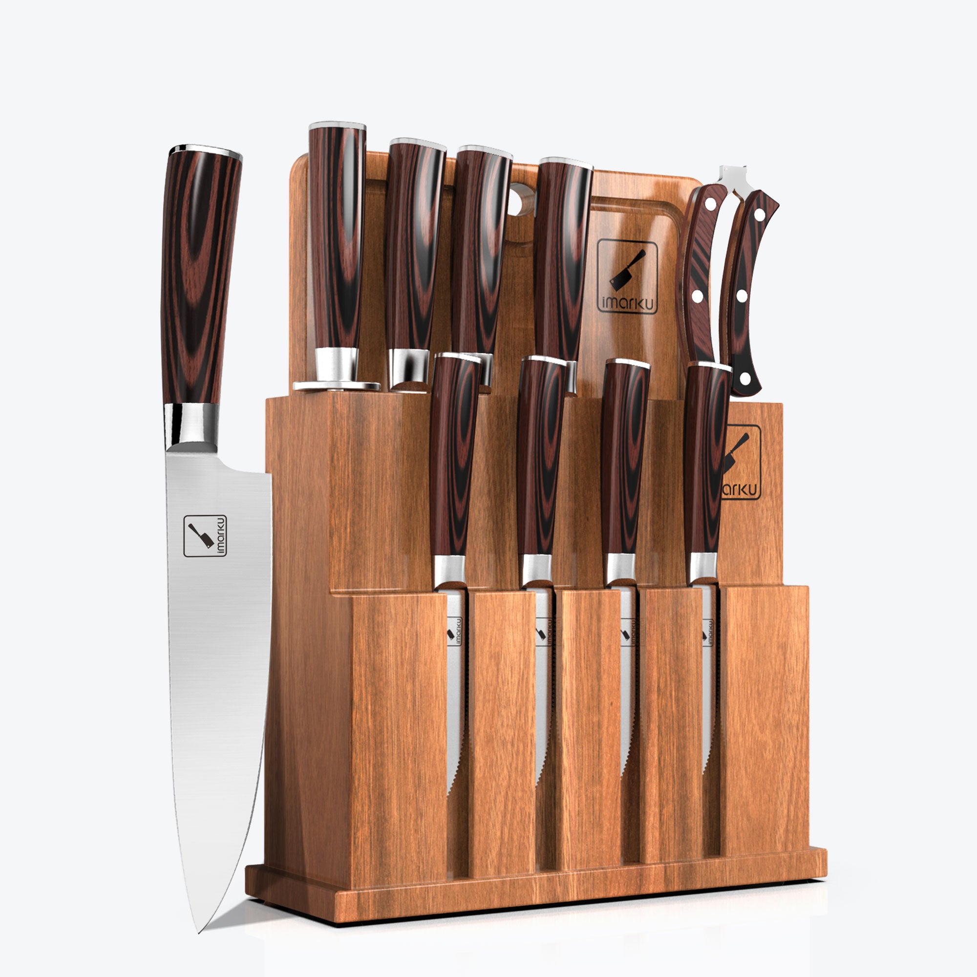 Knife Set with Cutting Board