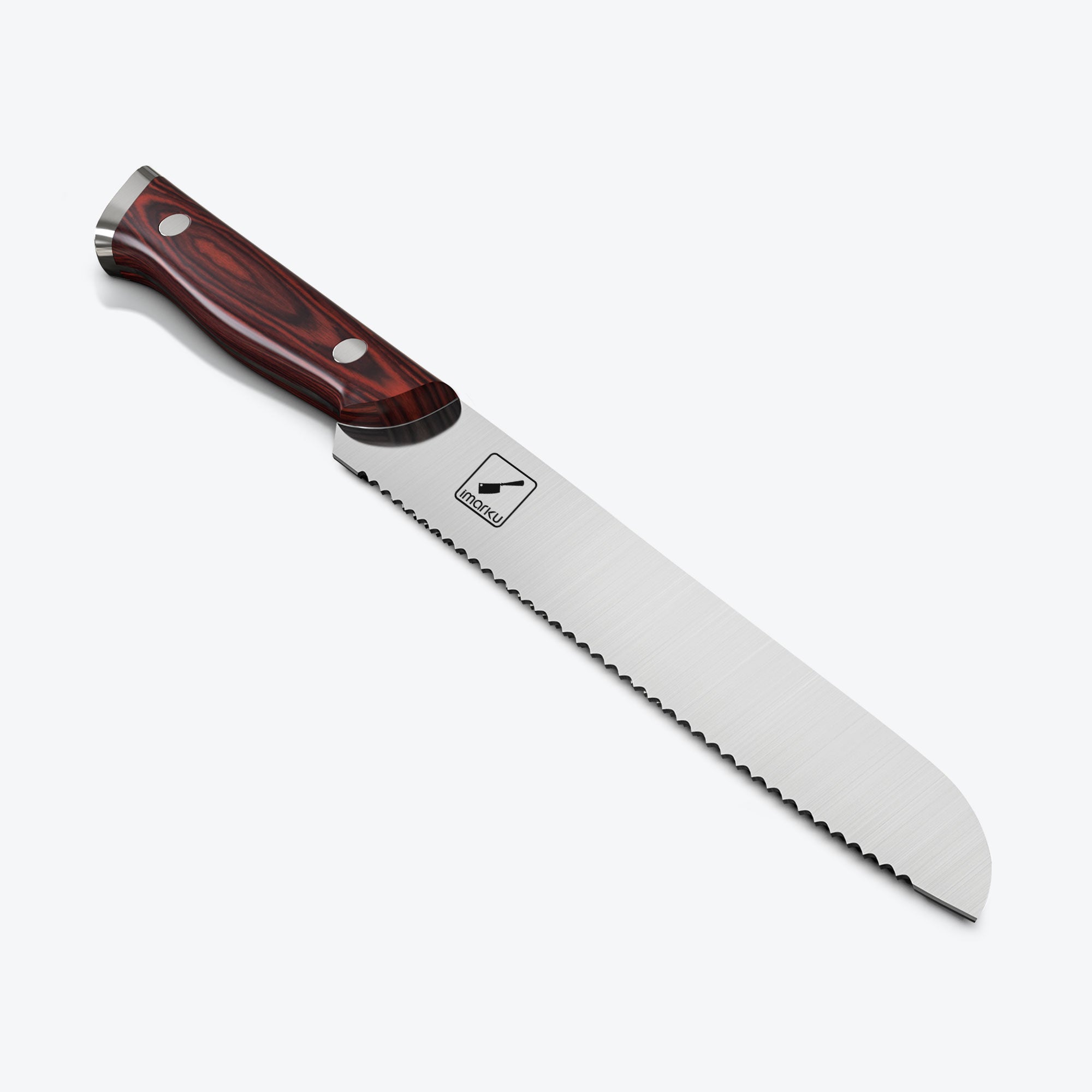 Stainless Steel Serrated Bread Knife 10"