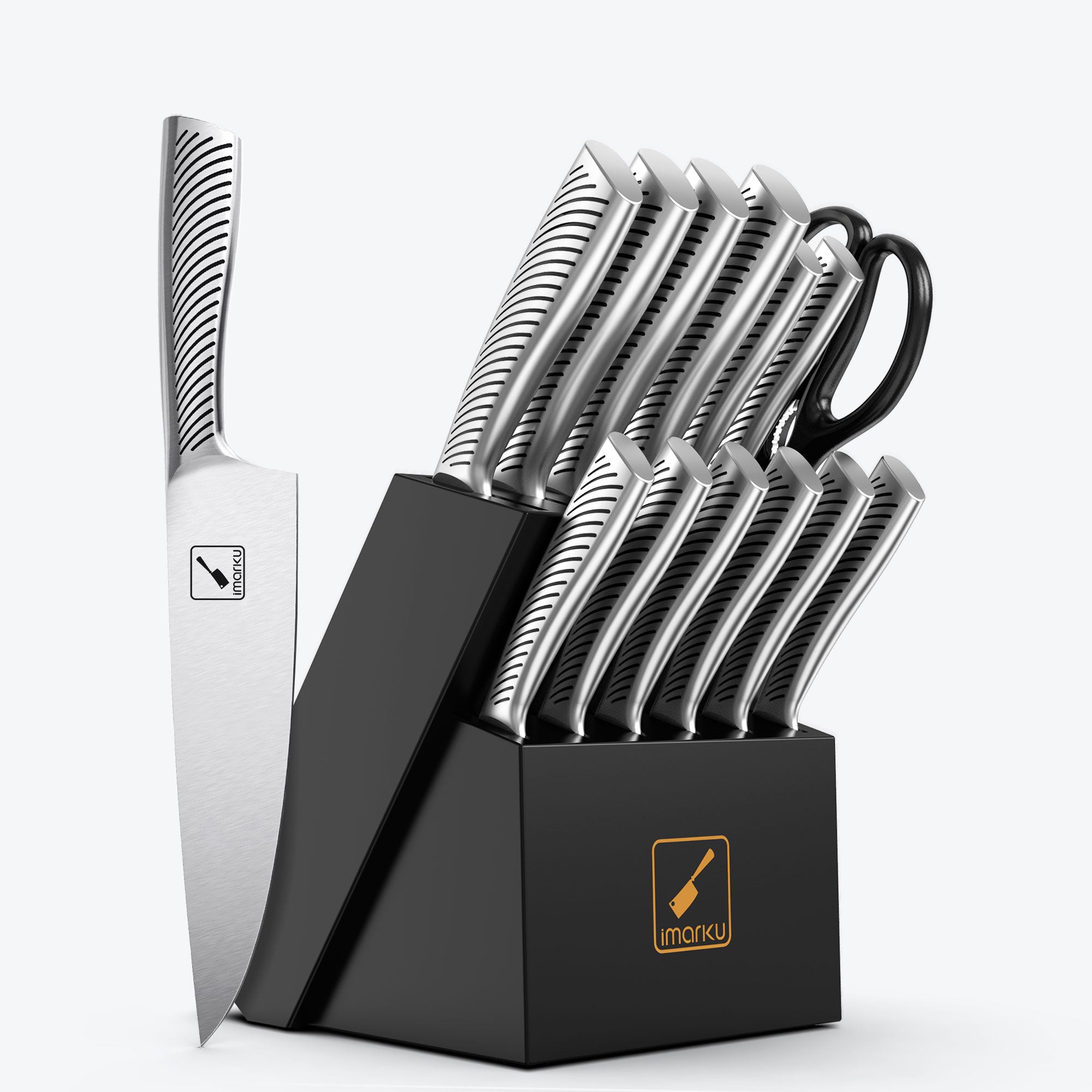 imarku best selling black kitchen knife set