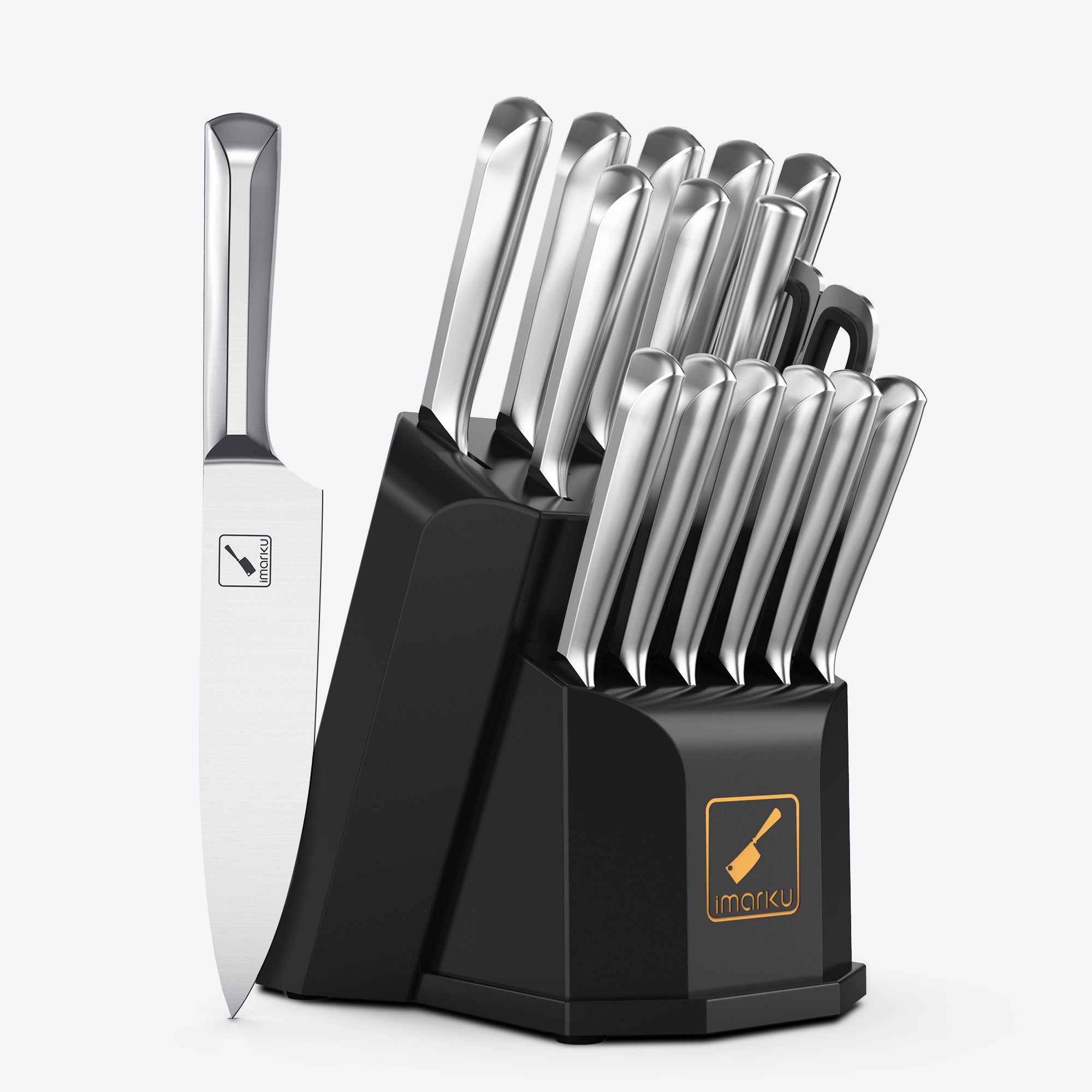 Dishwasher Safe Knife Set with One-Piece Construcion