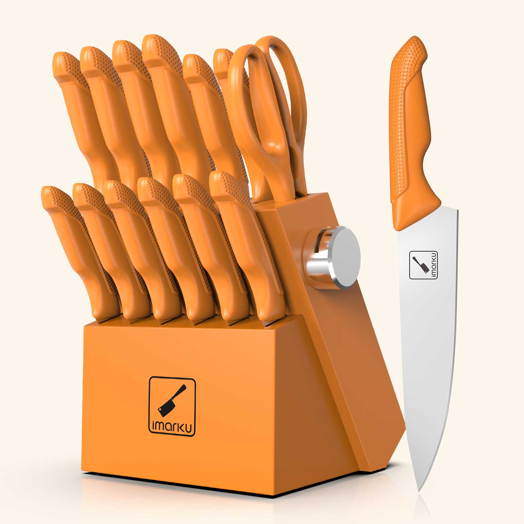 Cutlery Set with Stainless Steel Blades PP Handles