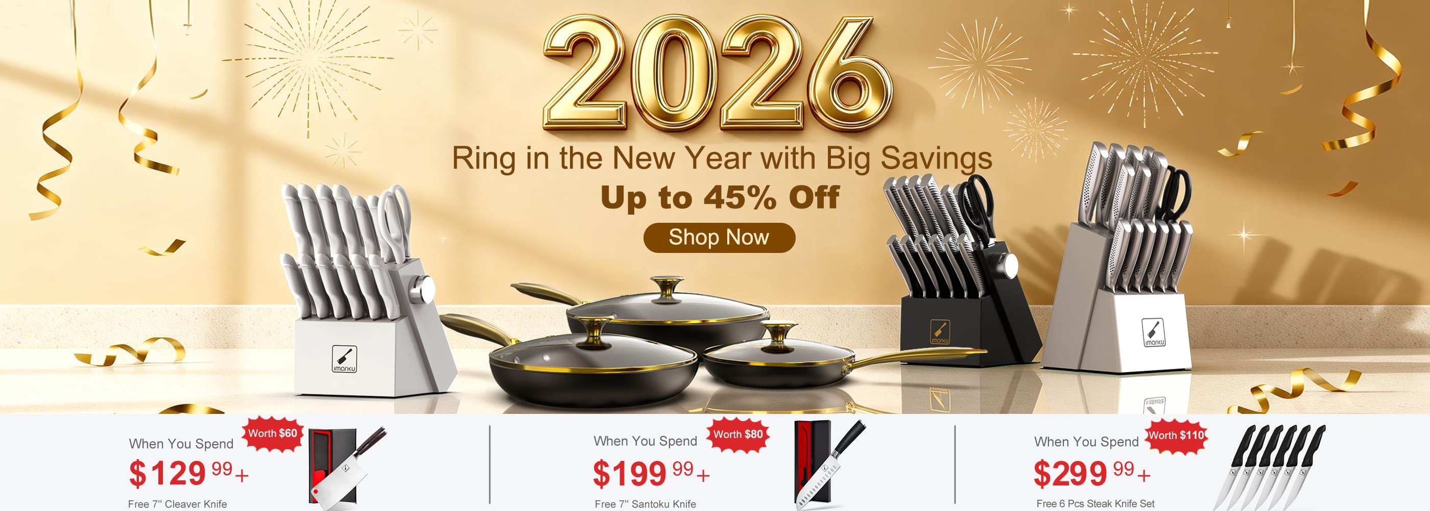 new year sale with free gift