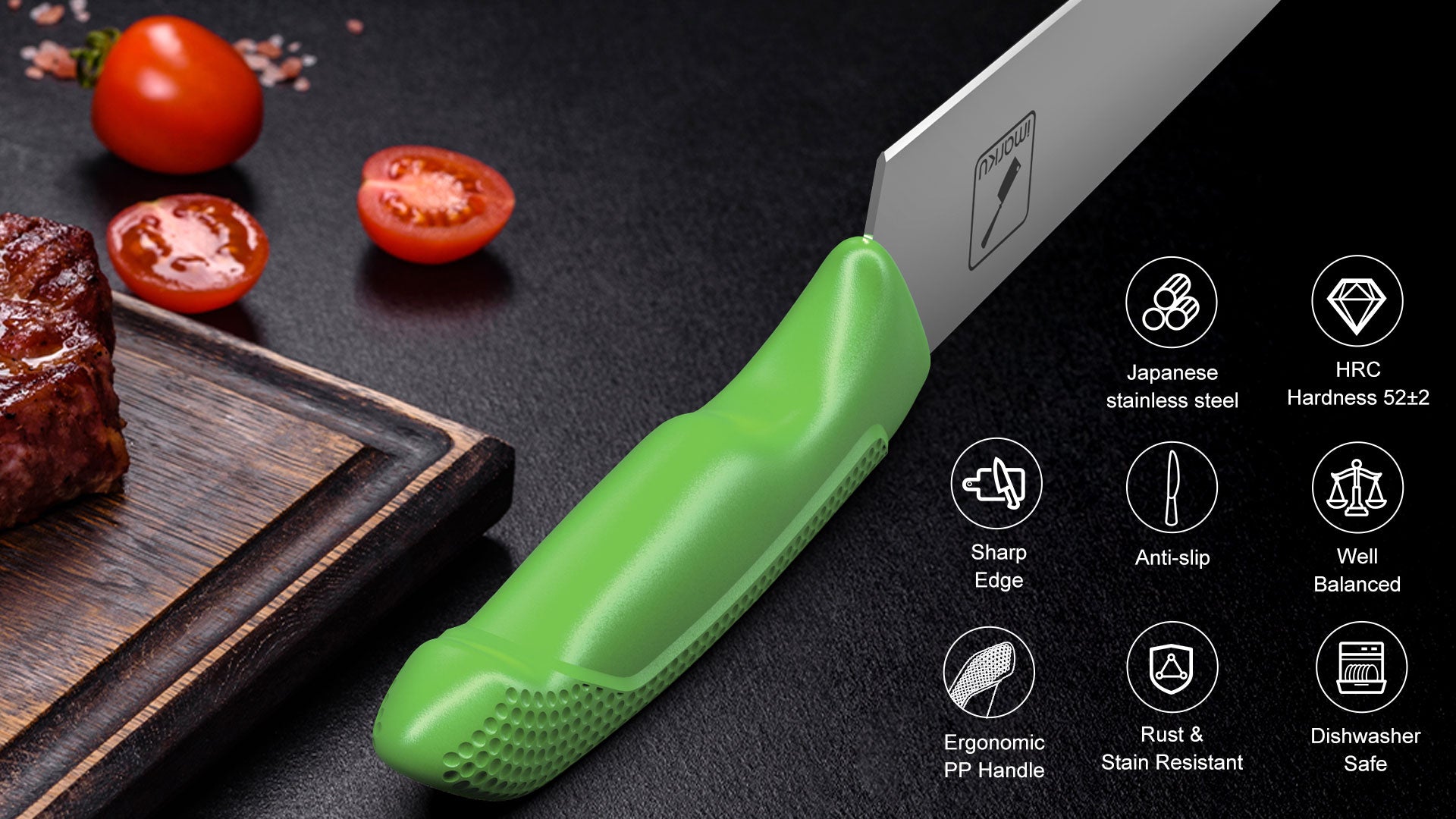 premium stainless steel knife set