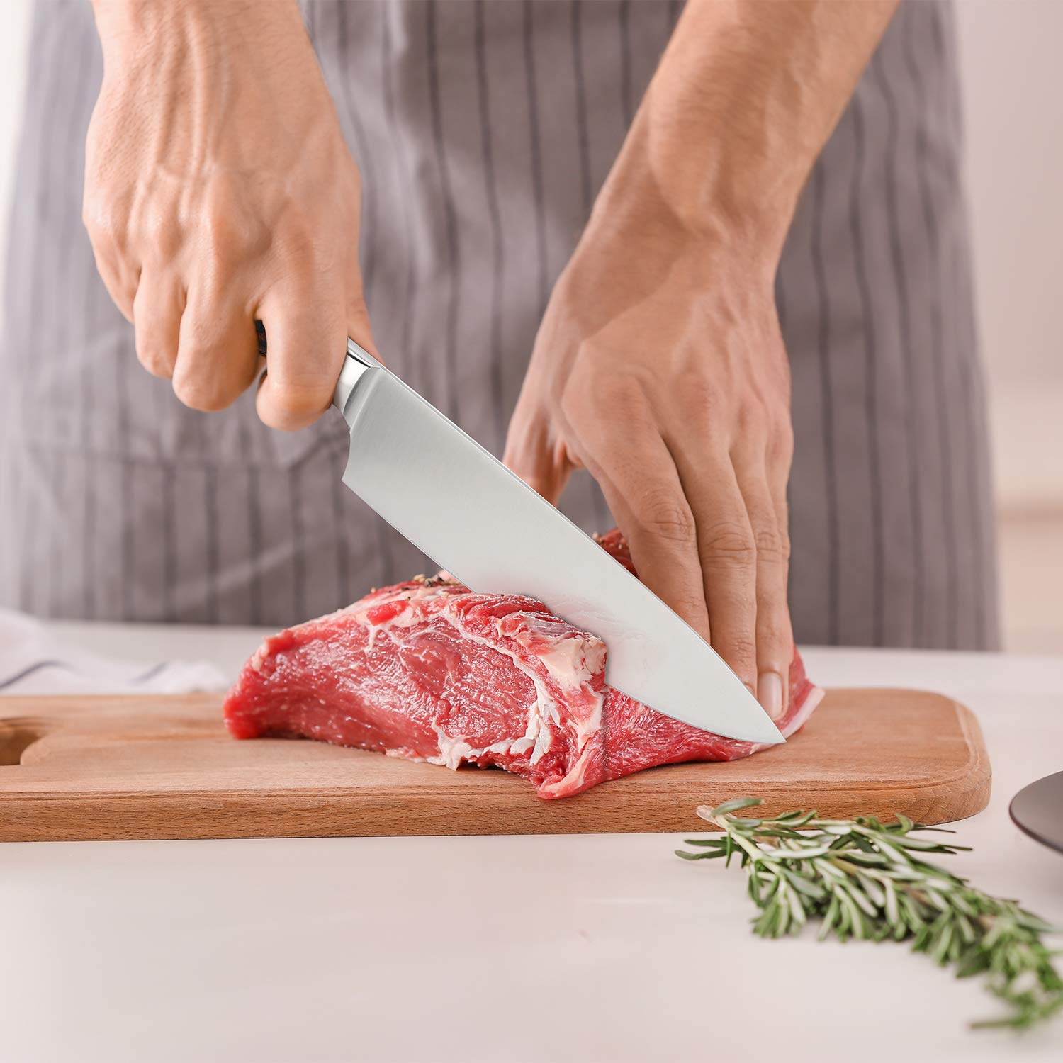 Pro Chef Knife 8 Inch Kitchen Knife with Ergonomic Handle and Gift Box - IMARKU