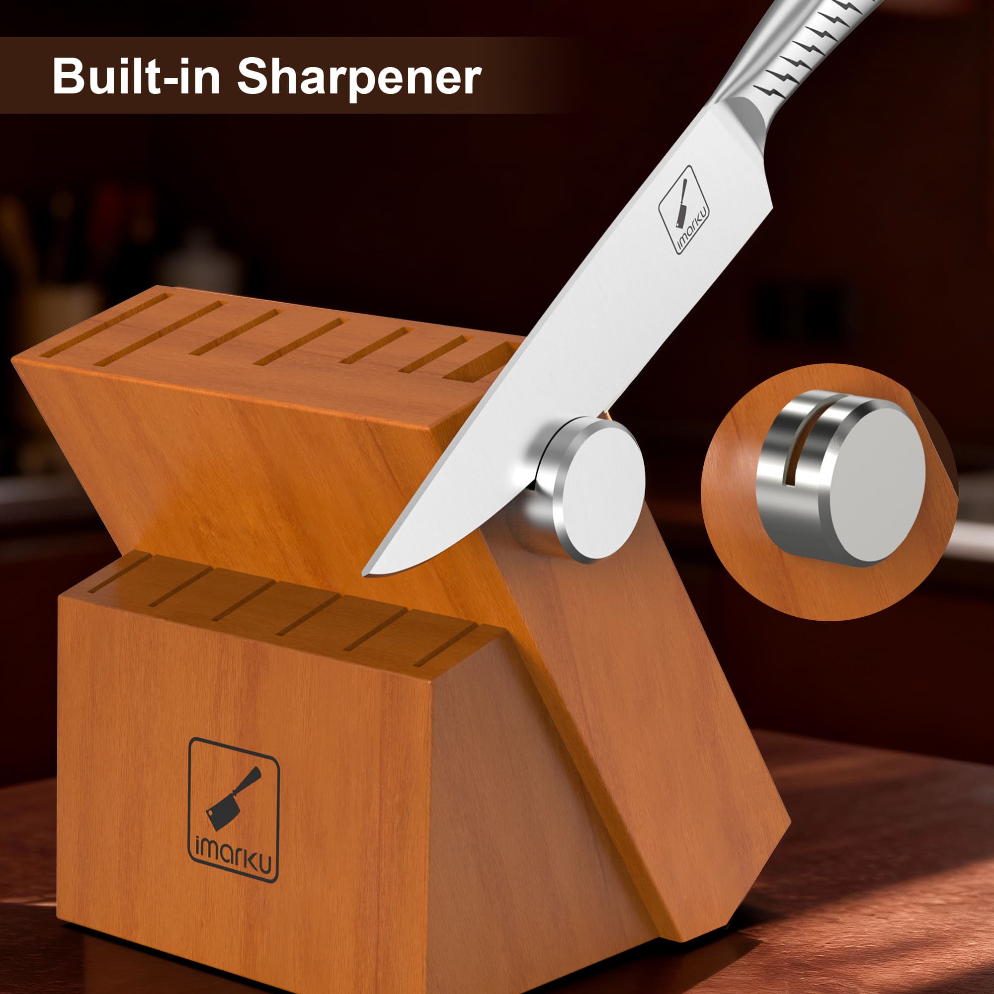 self sharpening knife set