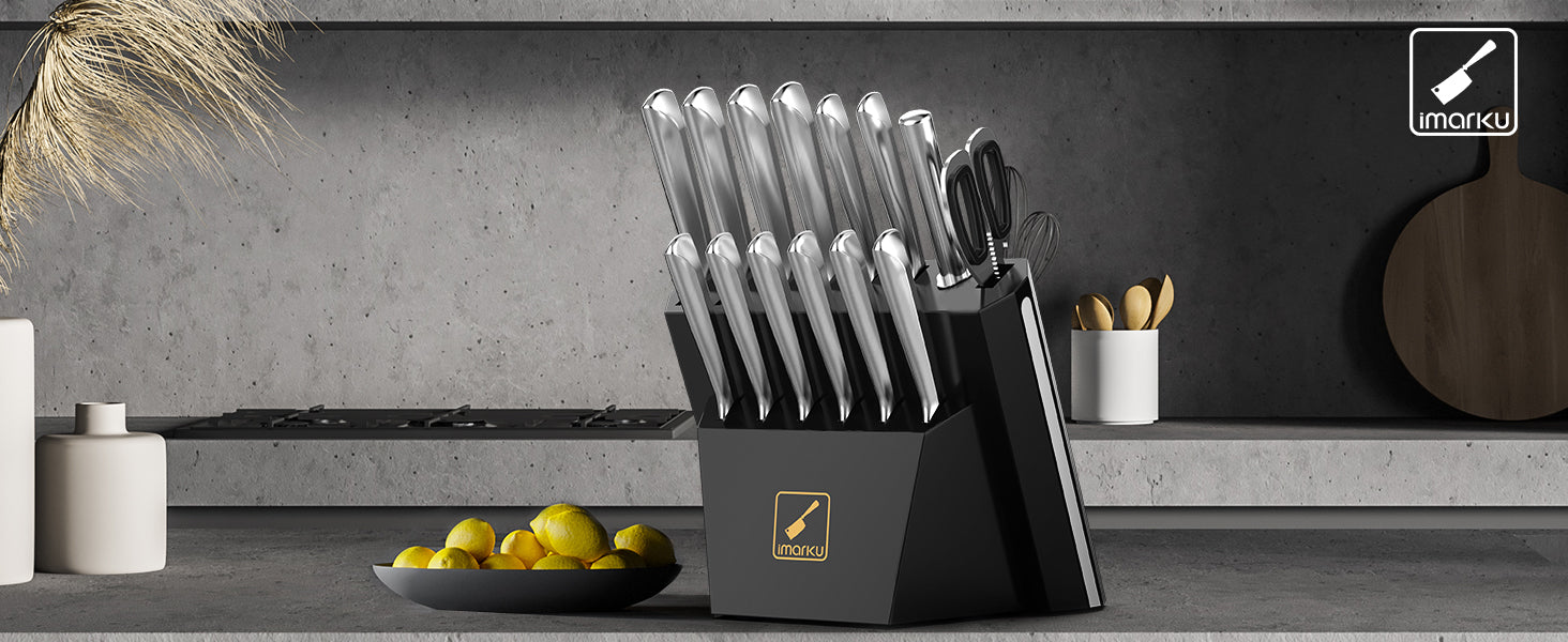 silm knife block for small kitchen