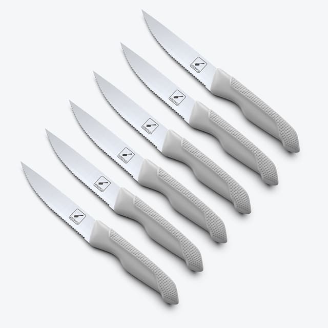 steak knife set 6 piece knives