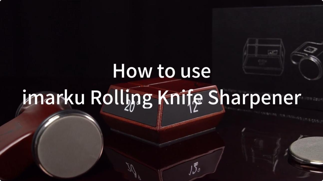 how to use rolling knife sharpener
