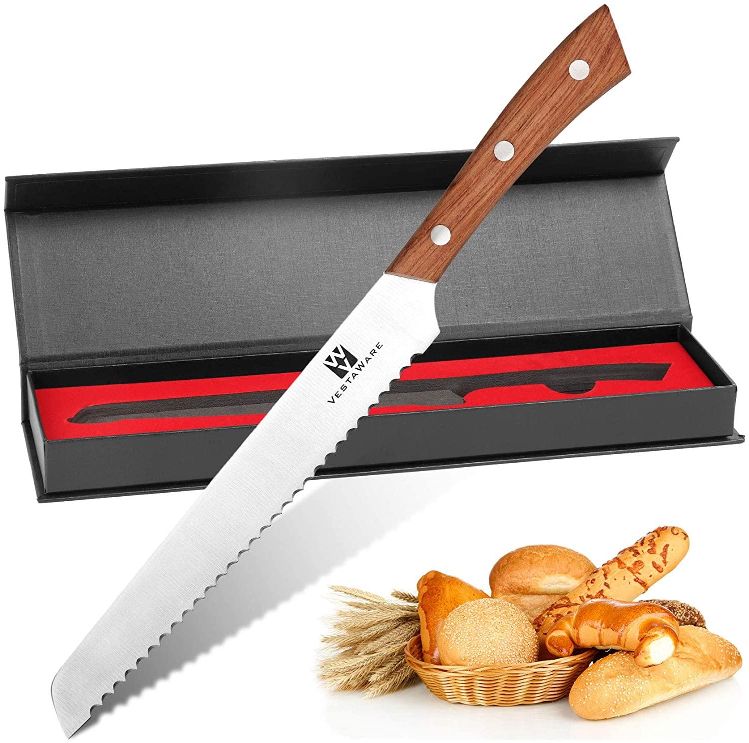 8 Inch Ultra Sharp Serrated Bread Knife - iMarku ® - iMarku ®