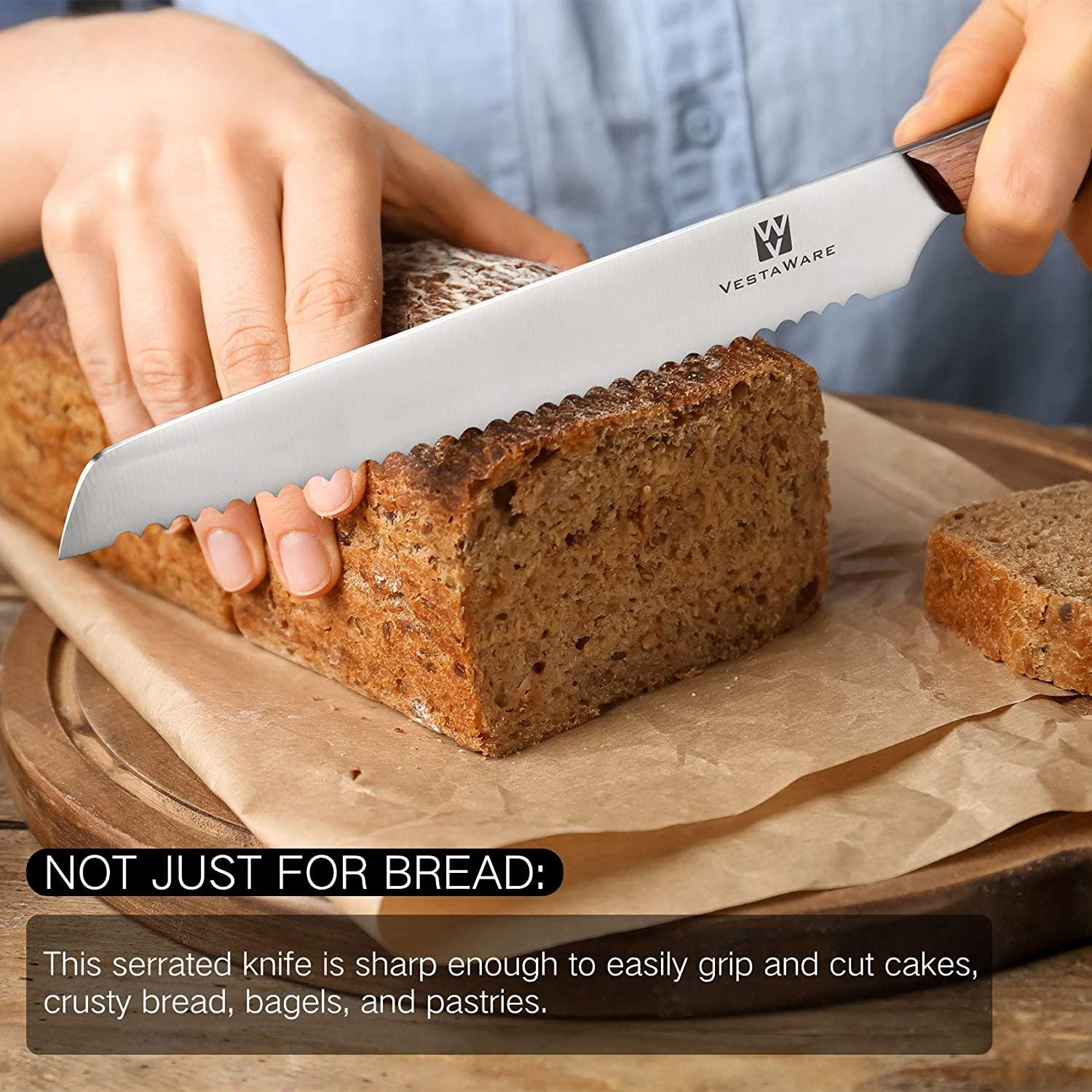 8 Inch Ultra Sharp Serrated Bread Knife - iMarku ® - iMarku ®