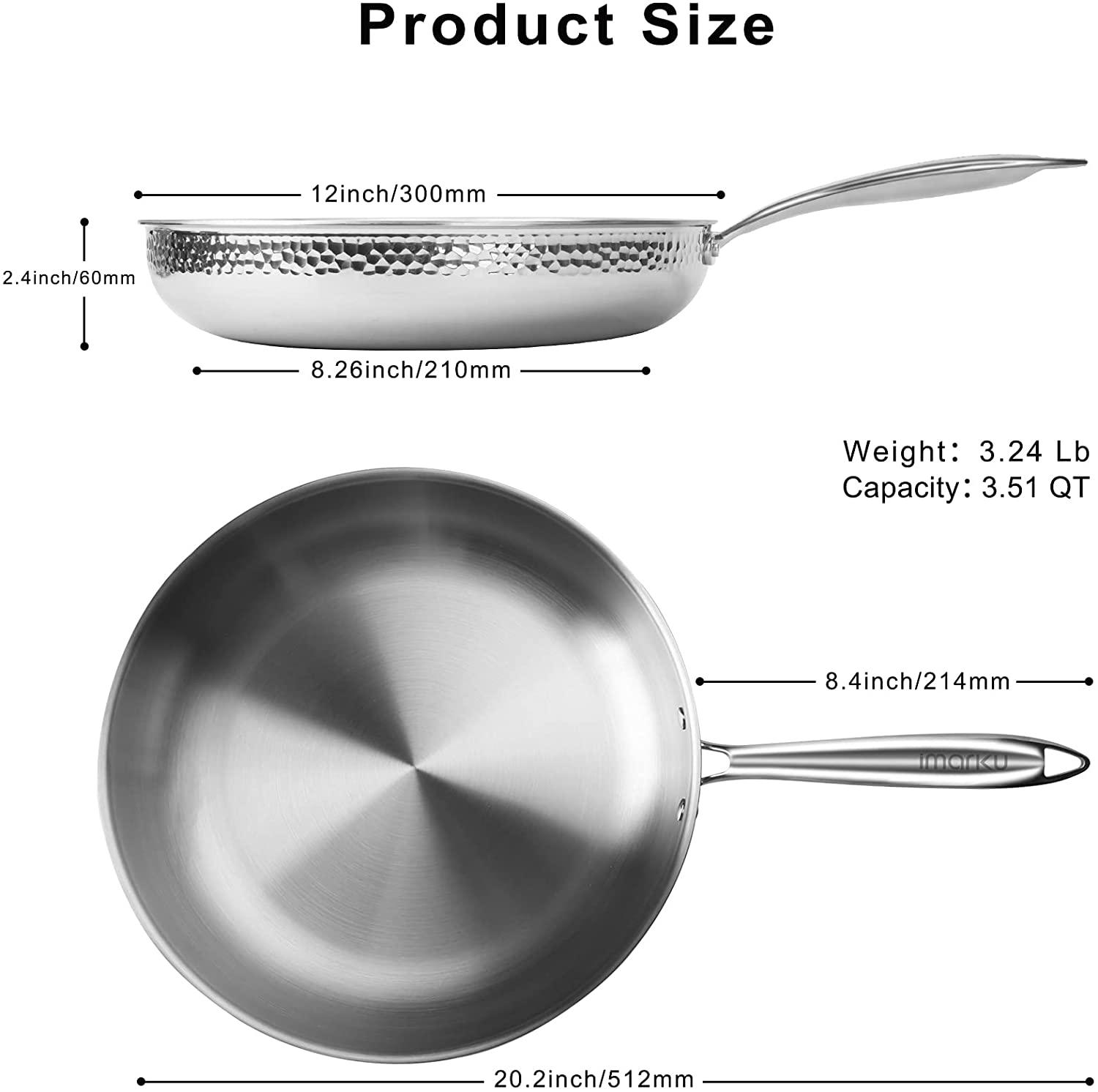 Frying Pan - 12” Dimensions & Drawings