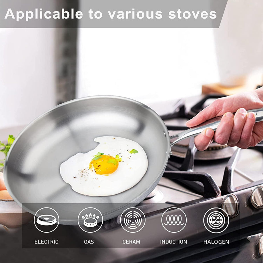 Stainless Steel Frying Pan 12 - IMARKU