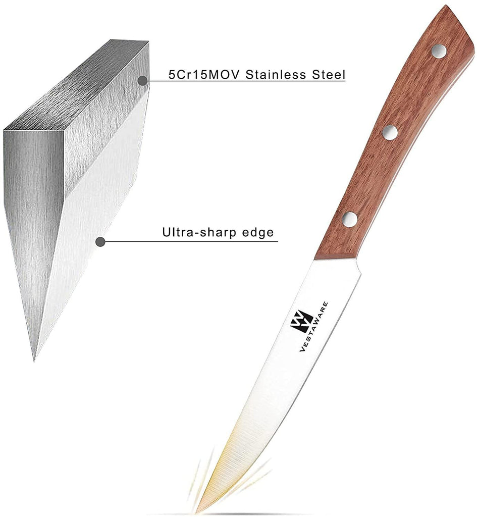 4.5 inch Utility Knife, German High Carbon Stainless Steel - iMarku ® - iMarku ®