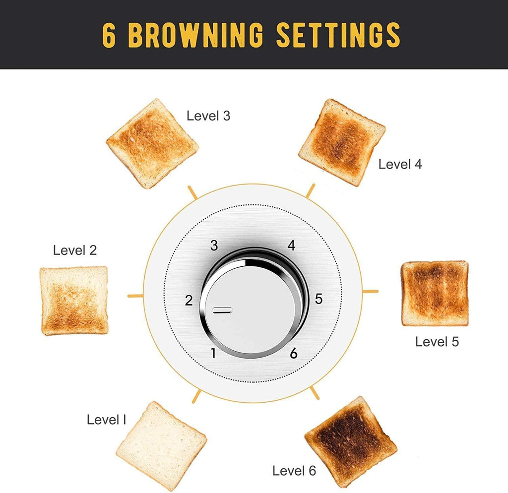 2 Slice Wide Slot Toaster | LauKingdom - IMARKU