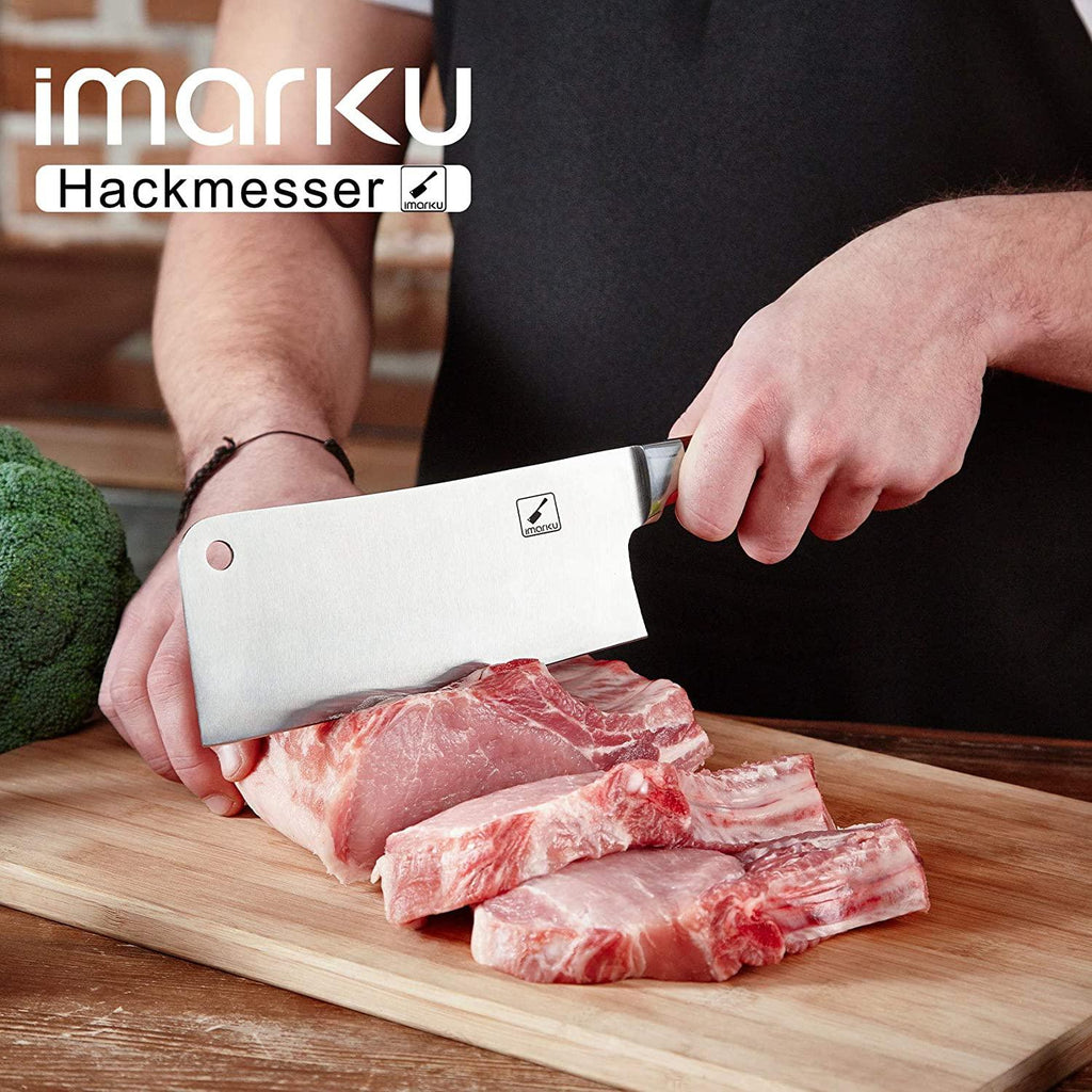 7 Inch Cleaver Knife German Stainless Steel Chopper Knife - iMarku ® - iMarku ®