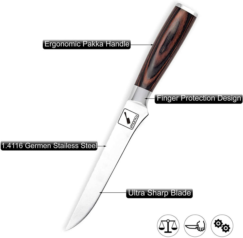 Razor-Sharp Paring Knife 3.5, Carbon Stainless Steel - Default Title -  IMARKU in 2023