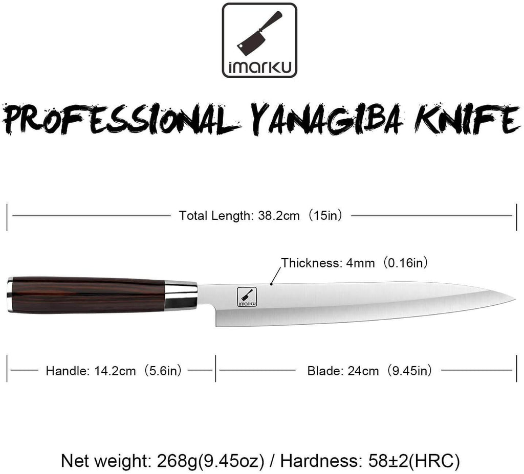 Sashimi Sushi Kitchen Knife 10 inch - iMarku ® - iMarku ®