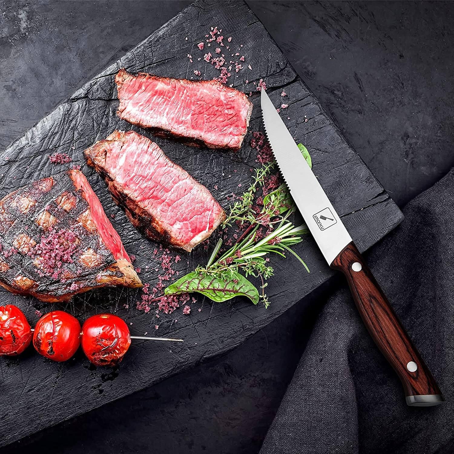 6-Piece Steak Knife Set 5" | imarku - IMARKU