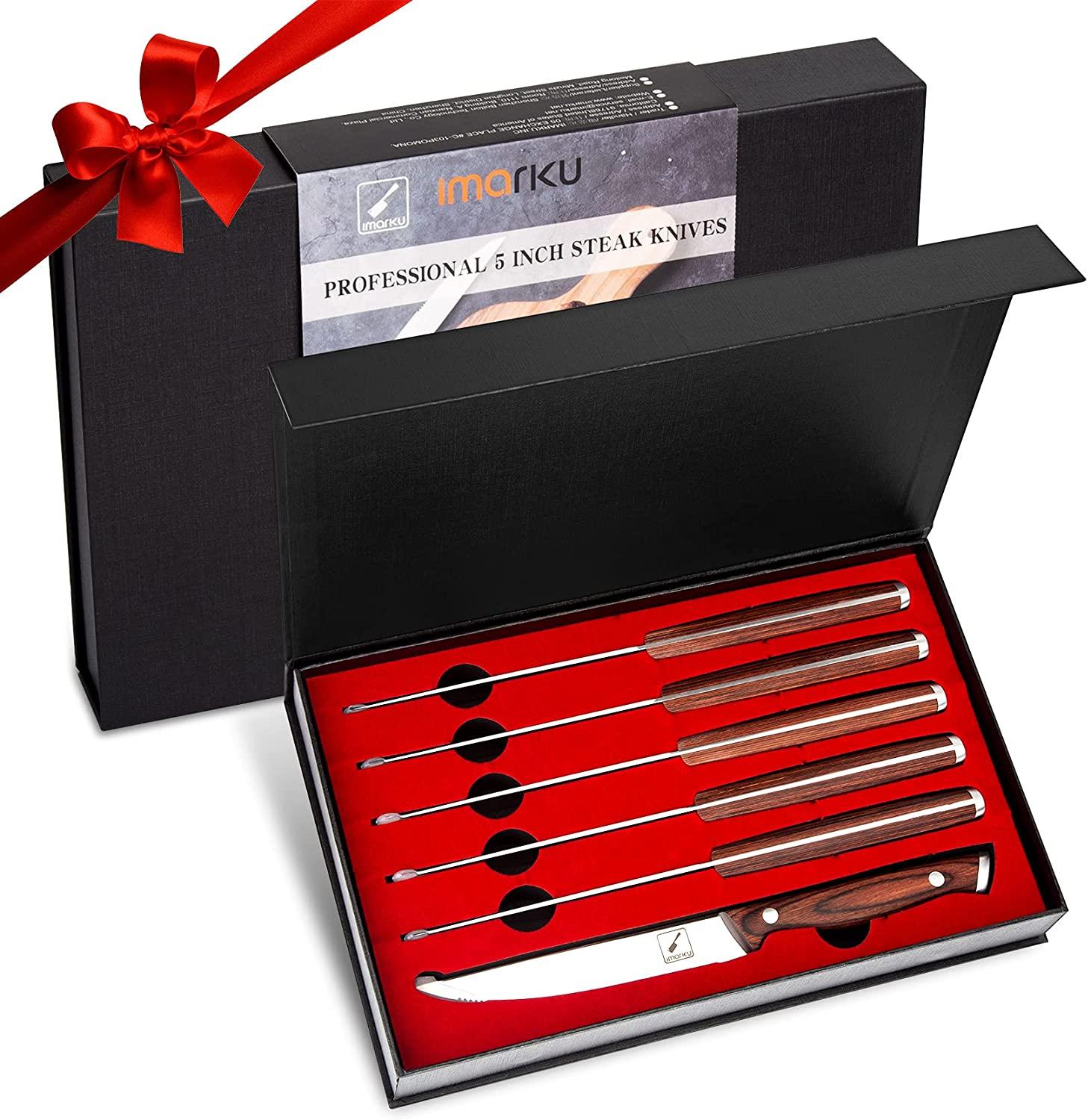 6-Piece Steak Knife Set 5" | imarku - IMARKU