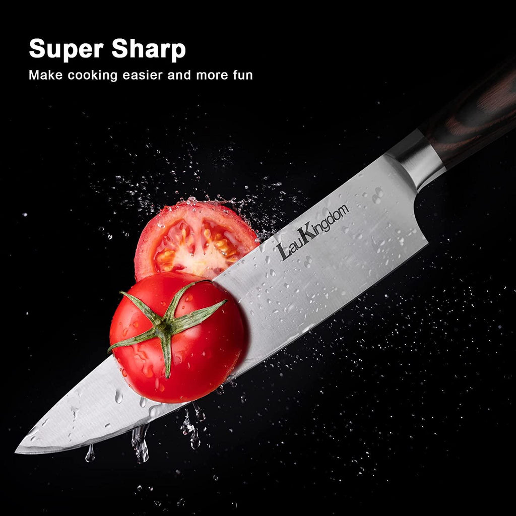 Chef Knife 8'' with Knife Sharpener  | LauKingdom - IMARKU