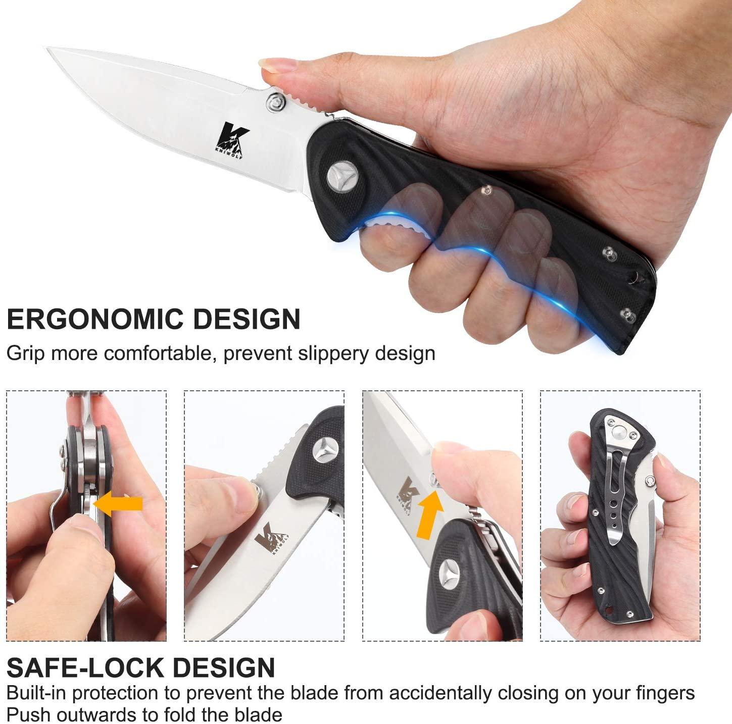 Safeguard Your Fingers with Non-Slip Knife Set - IMARKU