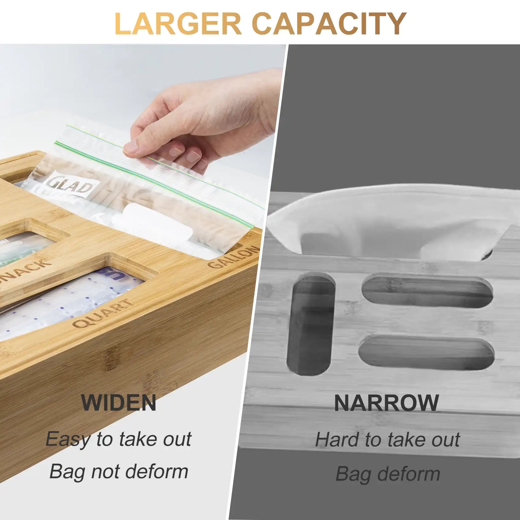 Ziplock, Storage & Organization