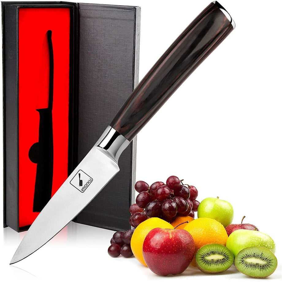 5 Pieces Complete Pro 7CR17Mov Stainless Steel Kitchen Knives Set