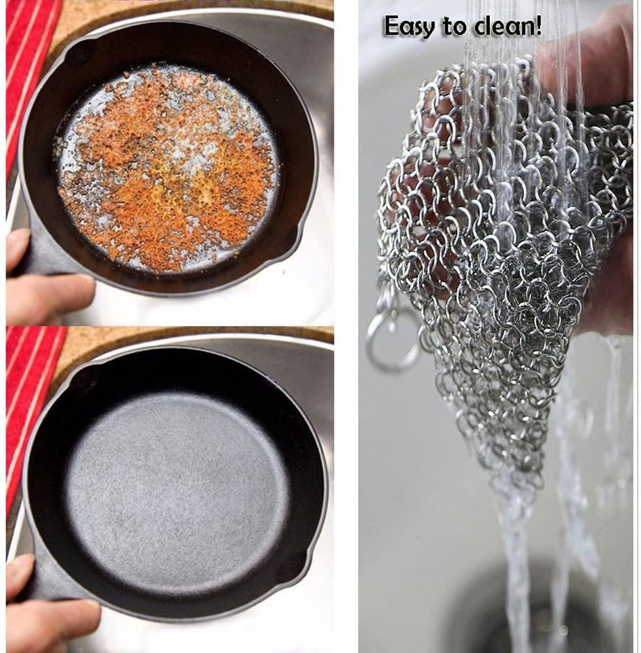 Achieve Sparkling Clean Cookware with Stainless Steel Cast Iron Cleaner -  IMARKU