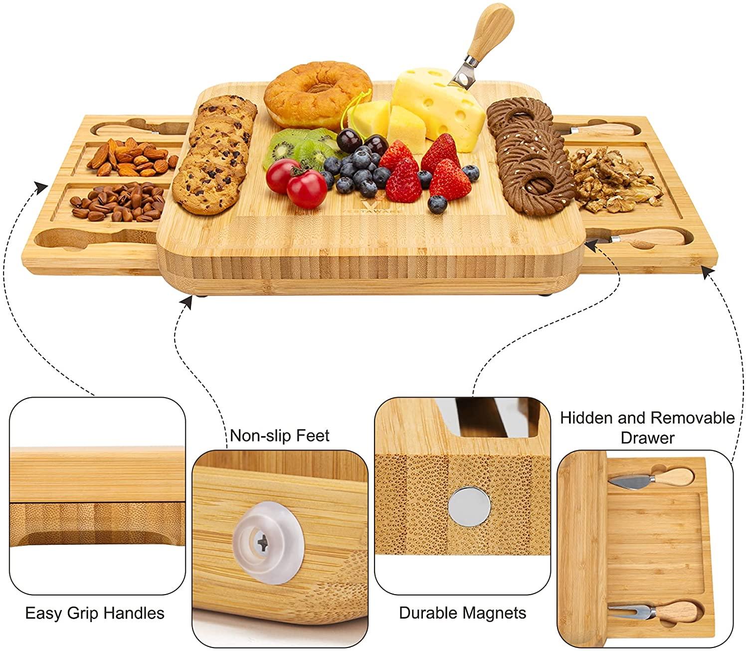 Vestaware 13'' Bamboo Cheese Board - IMARKU