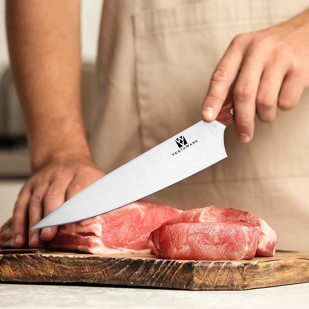 Vestaware 8'' Chef Knife with Full Tang Handle - IMARKU