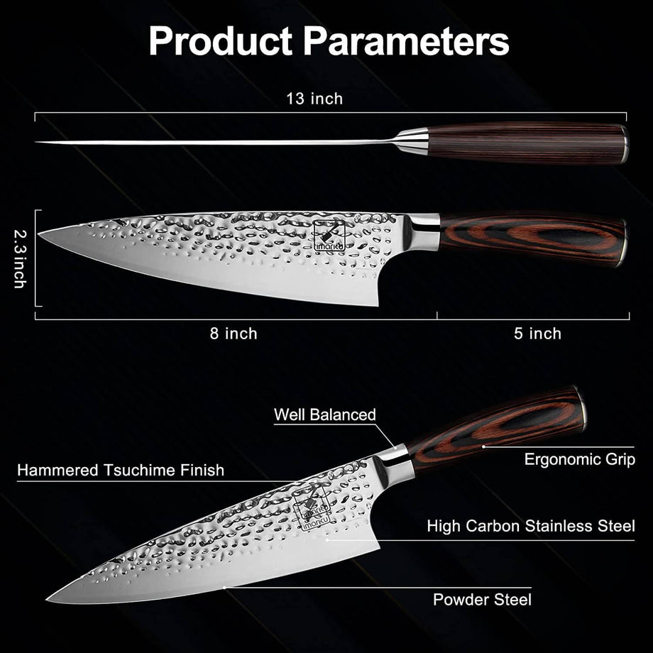 Ergonomic Handle Damascus Knife
