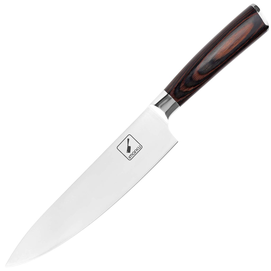 iMarku Chef's Knife 8" with Brown Handle - iMarku