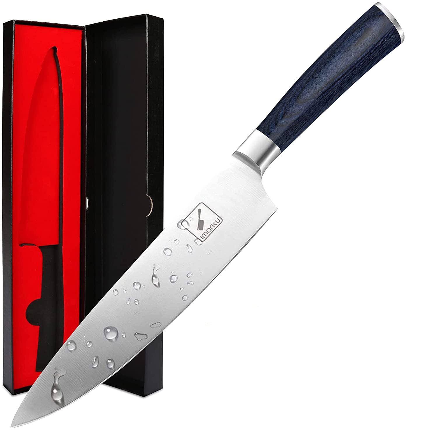 imarku Japanese Chef Knife - Pro Kitchen Knife 8 Inch Chef's