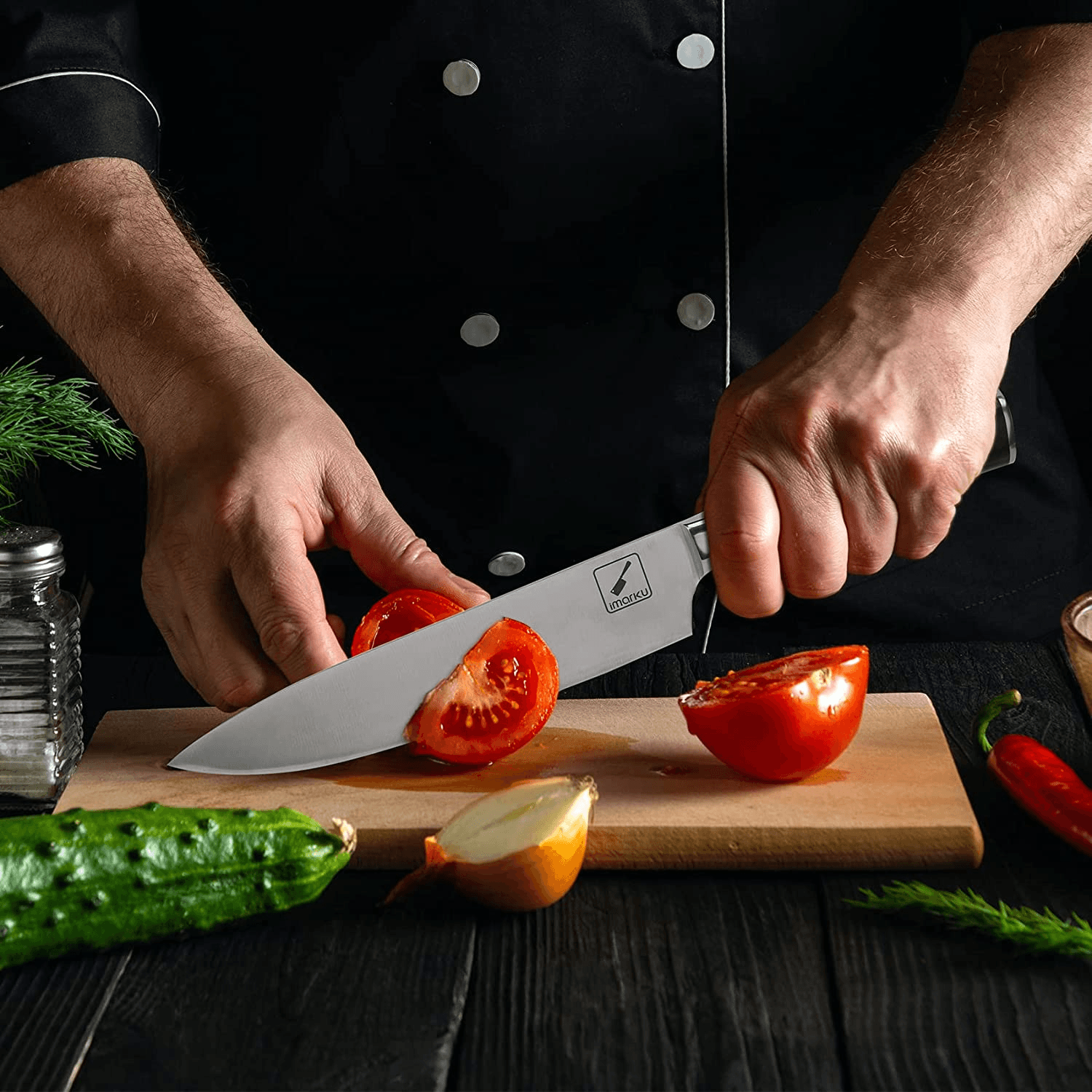  imarku Chef Knife 8 inch, High-Carbon Stainless Steel