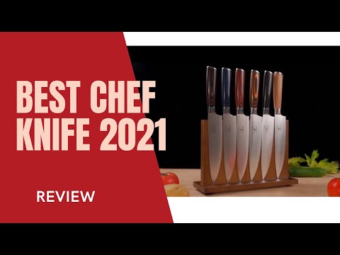 Chef's Knife 8" with Brown Handle | imarku
