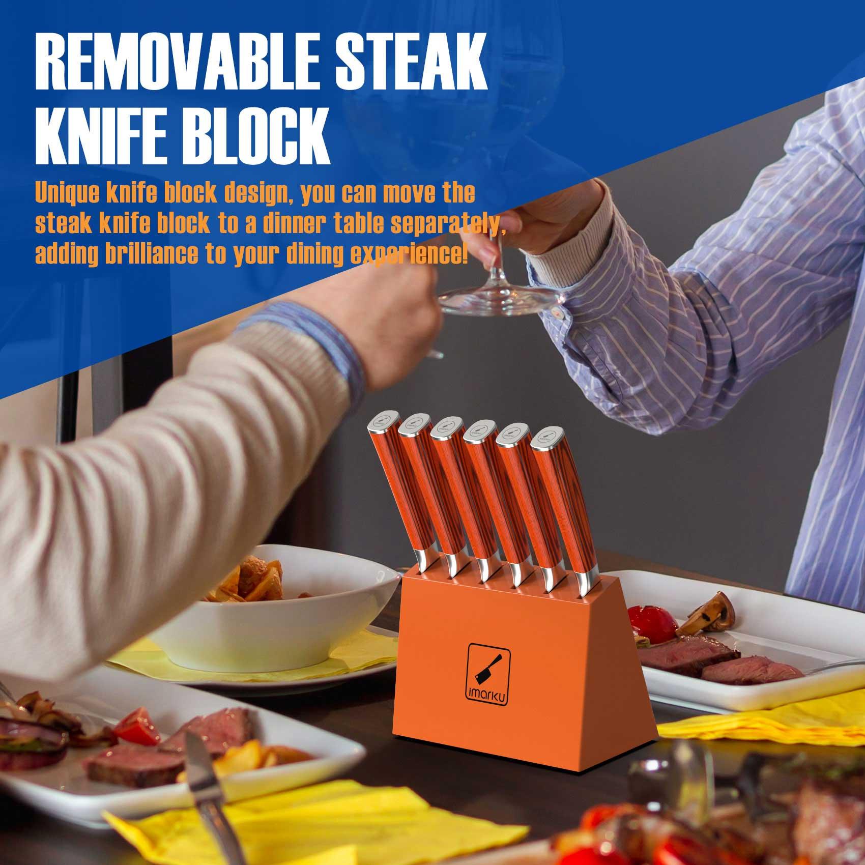 16-Piece Japanese Knife Set with Removable Block | imarku-UK