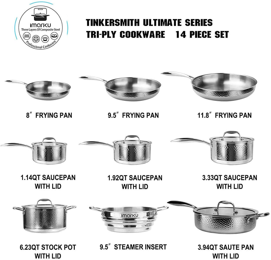 A Guide To Nonstick Cookware Sets - IMARKU  Cookware set stainless steel,  Healthy meals to cook, Cookware sets