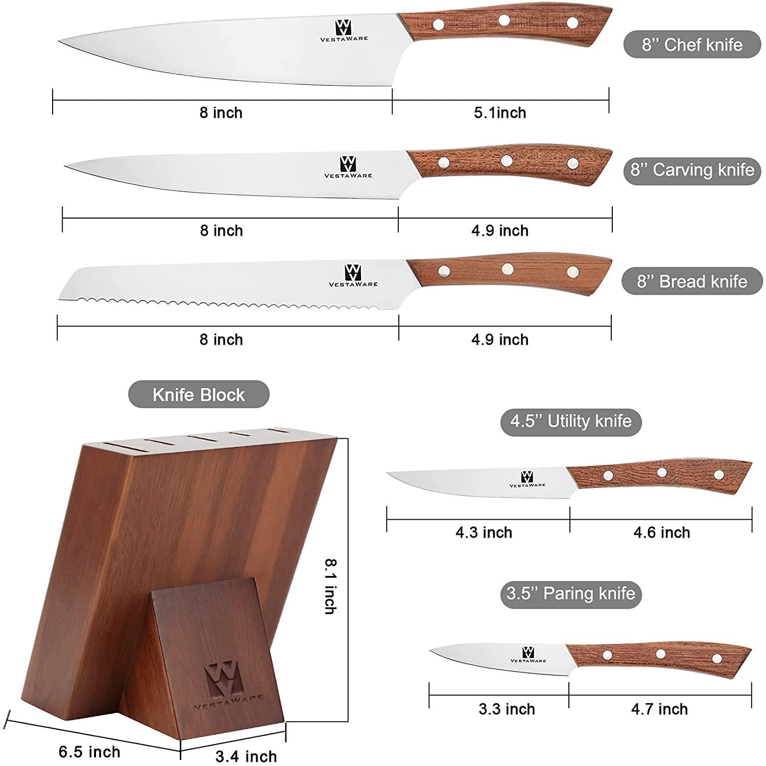 3-Piece Paring Knife Set - IMARKU  Paring knife set, Chef knife, Knife sets